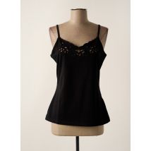 GRIFFON - Top noir en coton - Femme - Taille 38 - Modz