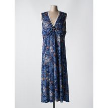 CHRISTINE LAURE - Robe longue bleu en polyester - Femme - Taille 52 - Modz