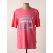 HAJO - T-shirt rose en coton - Homme - Taille XL - Modz