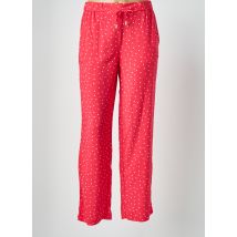 ÉTYMOLOGIE - Pantalon droit rouge en viscose - Femme - Taille 46 - Modz