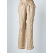 BARBARA LEBEK - Pantalon droit beige en lin - Femme - Taille 54 - Modz