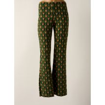 MALIPARMI - Pantalon flare vert en viscose - Femme - Taille 34 - Modz