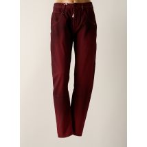 HIGH - Pantalon droit rouge en coton - Femme - Taille 40 - Modz