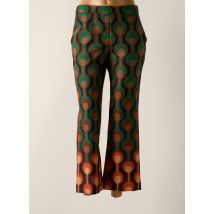 MALIPARMI - Pantalon 7/8 vert en polyester - Femme - Taille 38 - Modz