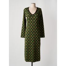 MALIPARMI - Robe mi-longue vert en viscose - Femme - Taille 36 - Modz