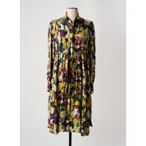 HIGH - Robe mi-longue vert en viscose - Femme - Taille 38 - Modz