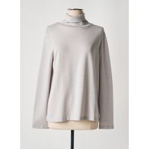 OSCALITO - Pull col roulé gris en laine vierge - Femme - Taille 42 - Modz
