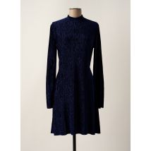AN' GE - Robe mi-longue bleu en polyester - Femme - Taille 38 - Modz
