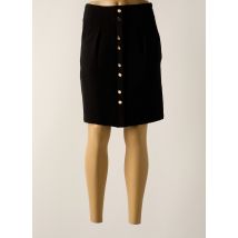 SEE U SOON - Jupe mi-longue noir en polyester - Femme - Taille 36 - Modz