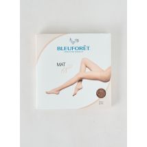 BLEU FORET - Collants beige en polyamide - Femme - Taille 0 - Modz