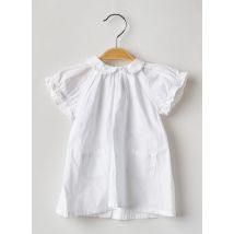PETIT BATEAU - Robe mi-longue blanc en coton - Fille - Taille TU - Modz