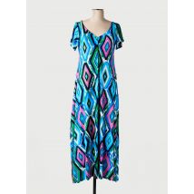 AN II VITO - Robe longue bleu en viscose - Femme - Taille 38 - Modz