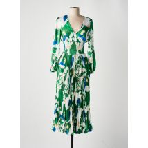 TRAFFIC PEOPLE - Robe longue vert en viscose - Femme - Taille 42 - Modz