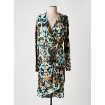 ESQUALO - Robe mi-longue marron en viscose - Femme - Taille 42 - Modz
