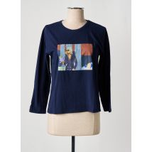 NICE THINGS - T-shirt bleu en coton - Femme - Taille 42 - Modz