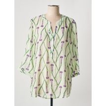 CIVICO 1 - Tunique manches longues vert en coton - Femme - Taille 38 - Modz