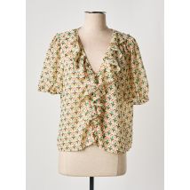 TRAFFIC PEOPLE - Chemisier beige en polyester - Femme - Taille 38 - Modz