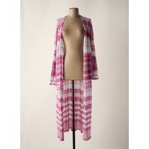 MAT. - Gilet manches longues violet en viscose - Femme - Taille 48 - Modz