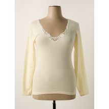 MORETTA - Top/Caraco beige en laine - Femme - Taille 42 - Modz