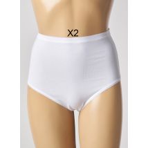 ALPINA - Culotte haute blanc en coton - Femme - Taille 42 - Modz
