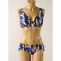 OLYMPIA - Maillot de bain 2 pièces bleu en polyamide - Femme - Taille TU - Modz