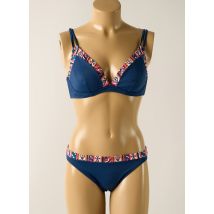 OLYMPIA - Maillot de bain 2 pièces bleu en polyamide - Femme - Taille TU - Modz