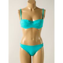 EMPREINTE - Maillot de bain 2 pièces bleu en polyamide - Femme - Taille TU - Modz