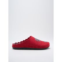 ROHDE - Chaussons/Pantoufles rouge en textile - Femme - Taille 41 - Modz