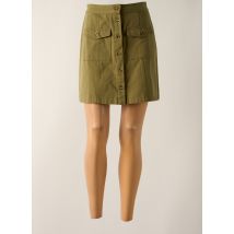 LA PETITE ETOILE - Jupe courte vert en coton - Femme - Taille 36 - Modz