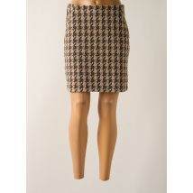 ICHI - Jupe courte beige en polyester - Femme - Taille 36 - Modz