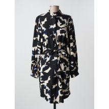OBJECT - Robe mi-longue noir en viscose - Femme - Taille 40 - Modz