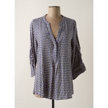IT HIPPIE - Tunique manches longues bleu en viscose - Femme - Taille 36 - Modz