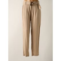 CONCEPT K - Pantalon droit beige en tencel - Femme - Taille 40 - Modz