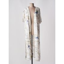 MUS & BOMBON - Veste kimono beige en viscose - Femme - Taille 34 - Modz