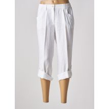 KJBRAND - Pantacourt blanc en lin - Femme - Taille 60 - Modz
