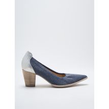 FRANCE MODE - Escarpins bleu en cuir - Femme - Taille 35 - Modz
