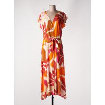 GEISHA - Robe longue orange en viscose - Femme - Taille 34 - Modz