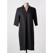 STREET ONE - Robe mi-longue noir en lin - Femme - Taille 36 - Modz