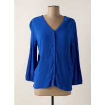 STREET ONE - Chemisier bleu en viscose - Femme - Taille 38 - Modz