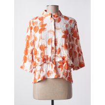 GERSHON BRAM - Chemisier orange en viscose - Femme - Taille 38 - Modz