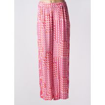LOLA CASADEMUNT - Pantalon large rose en viscose - Femme - Taille 40 - Modz