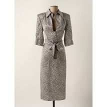 RELISH - Robe mi-longue noir en polyester - Femme - Taille 38 - Modz