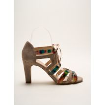 ROSEMETAL - Sandales/Nu pieds marron en cuir - Femme - Taille 35 - Modz