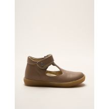 FALCOTTO - Sandales/Nu pieds marron en cuir - Fille - Taille 18 - Modz