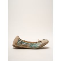 RAMDAM - Ballerines beige en cuir - Fille - Taille 34 - Modz