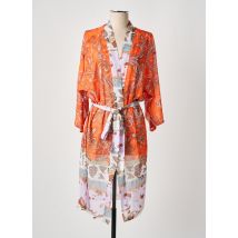 CREAM - Veste kimono orange en polyester - Femme - Taille TU - Modz