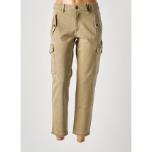 IKKS - Jeans coupe slim vert en coton - Femme - Taille 44 - Modz