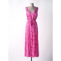 DES PETITS HAUTS - Robe longue rose en viscose - Femme - Taille 42 - Modz