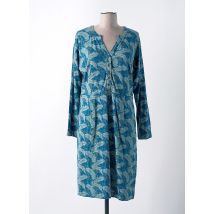WHITE STUFF - Robe mi-longue bleu en coton - Femme - Taille 40 - Modz