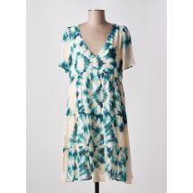 GRACE & MILA - Robe mi-longue bleu en viscose - Femme - Taille 38 - Modz